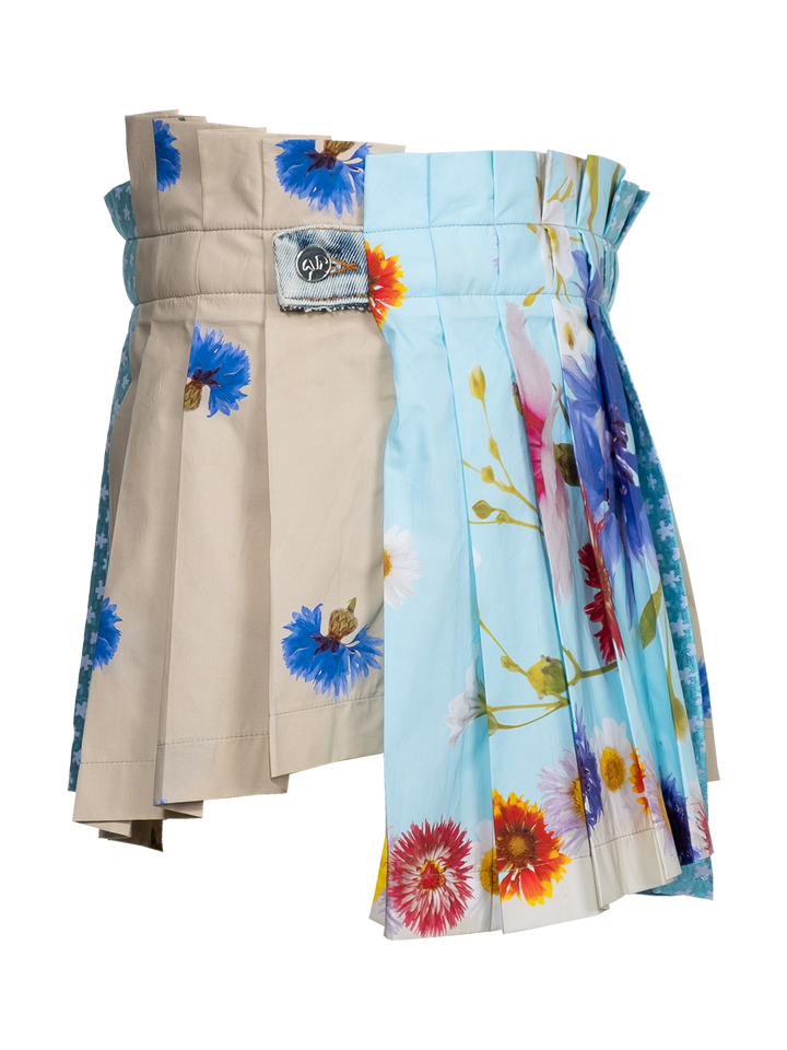 Natasha Zinko Upcycled Pleated Skirt