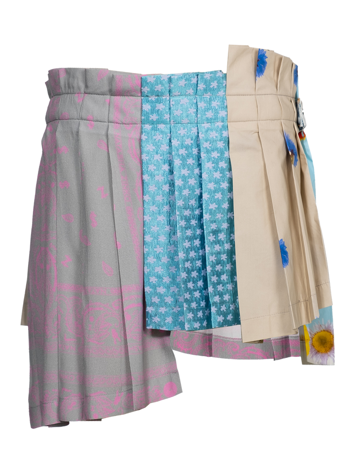 Natasha Zinko Upcycled Pleated Skirt