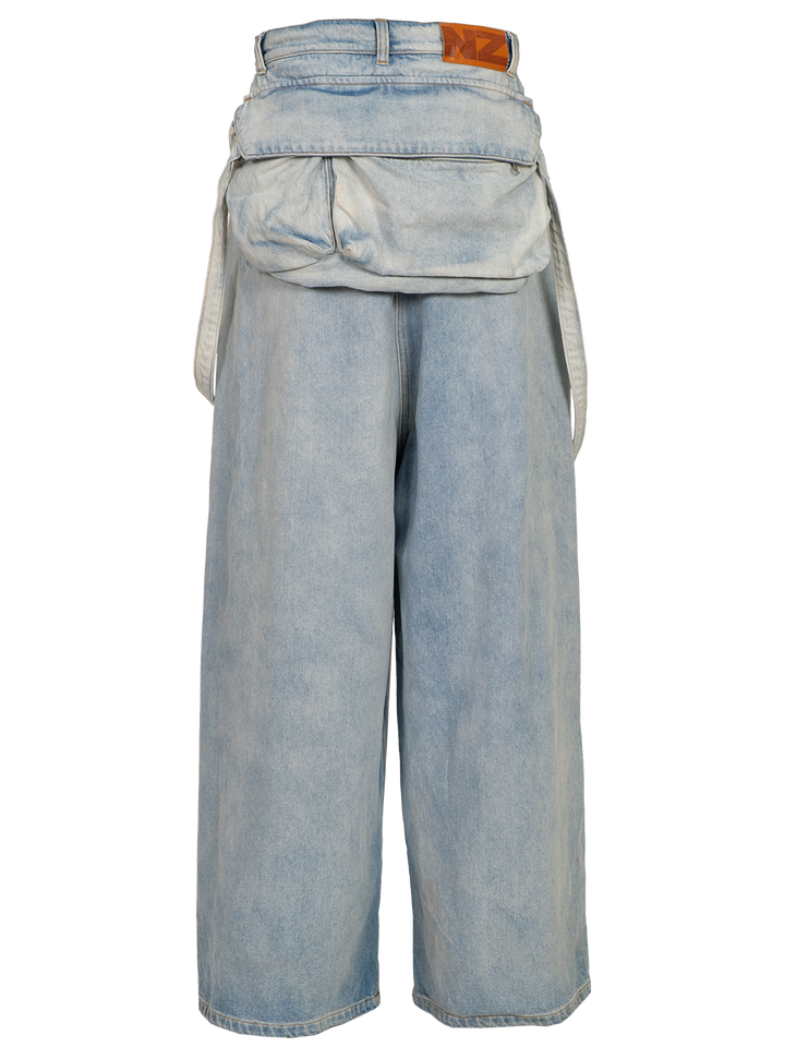 Natasha Zinko Washed Jeans Pocket On The Back