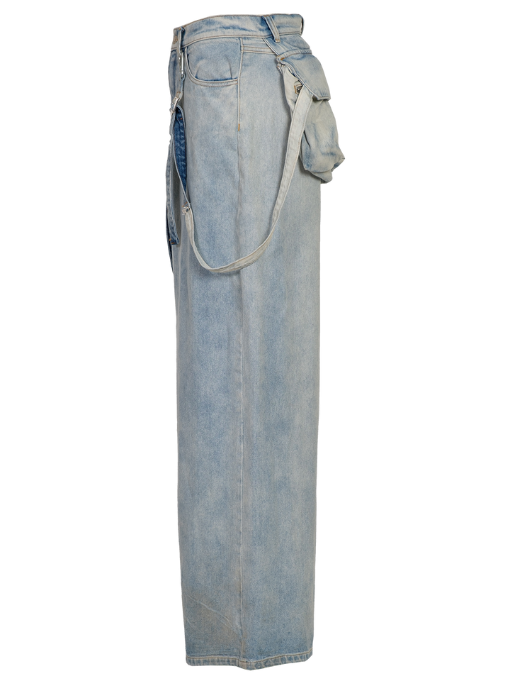 Natasha Zinko Washed Jeans Pocket On The Back