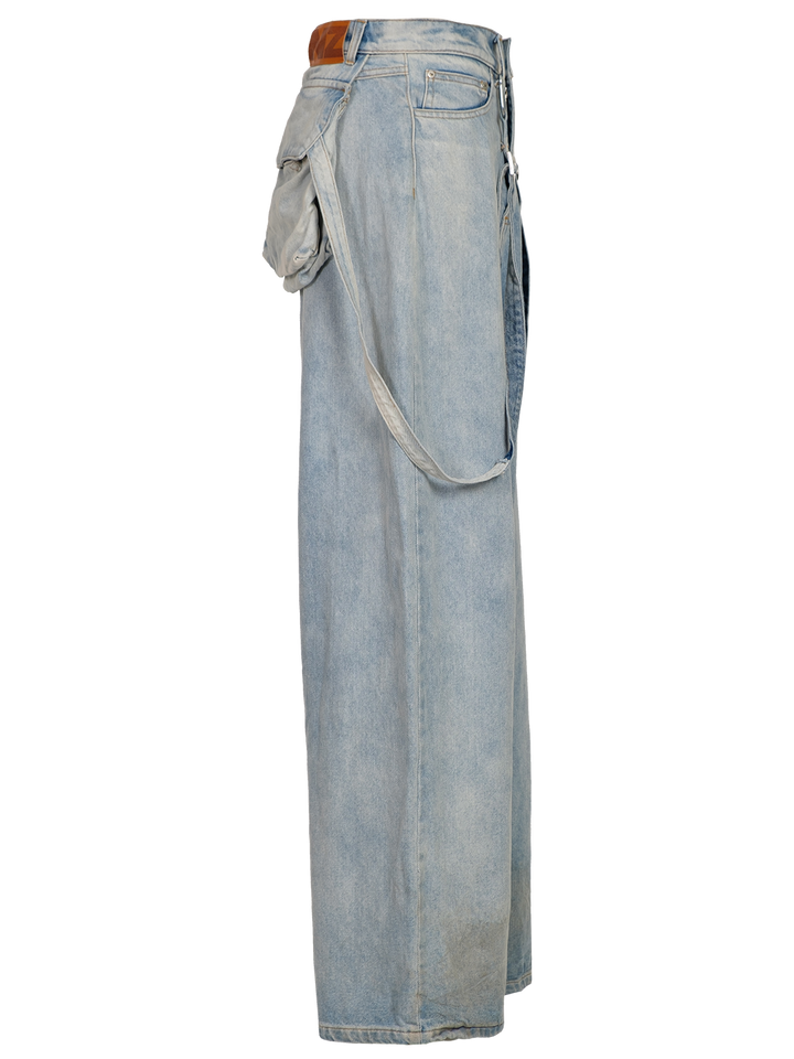 Natasha Zinko Washed Jeans Pocket On The Back