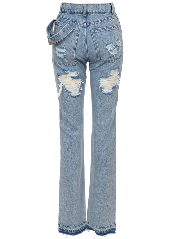 Natasha Zinko Washed Slim Denim Jeans