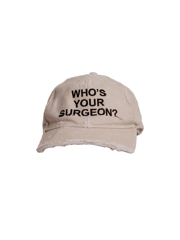 natasha zinko WHO'S YOUR SURGEON BASEBALL CAP
