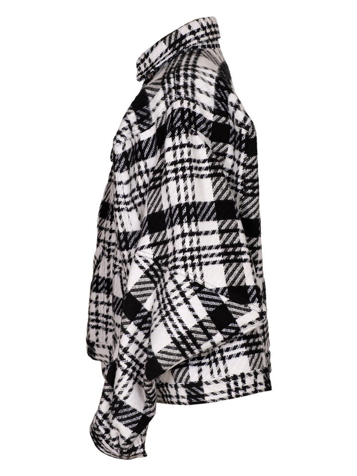 Natasha Zinko Wool Checked Box Jacket