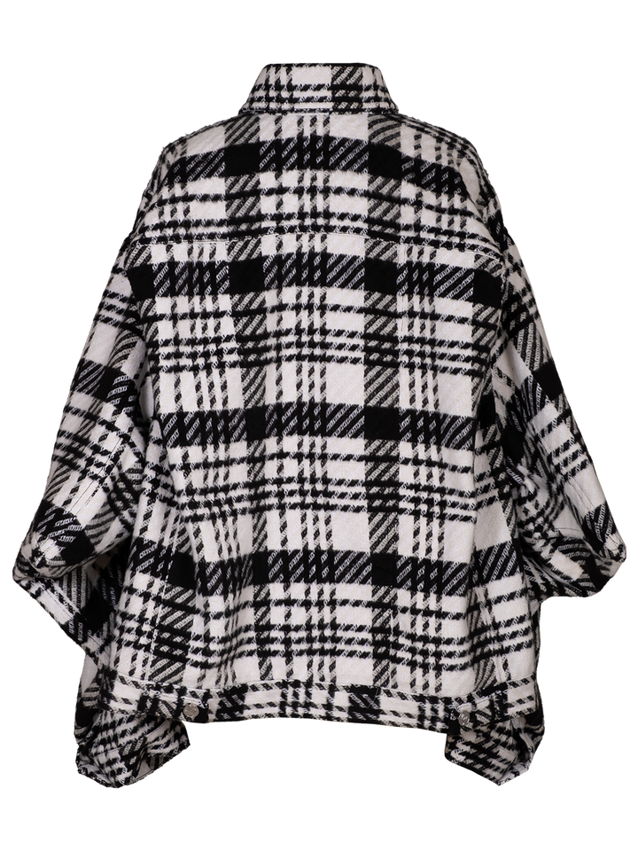 Natasha Zinko Wool Checked Box Jacket