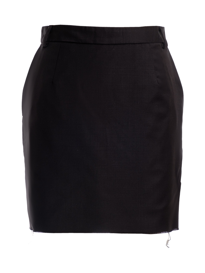 Natasha Zinko Wool Midi Skirt