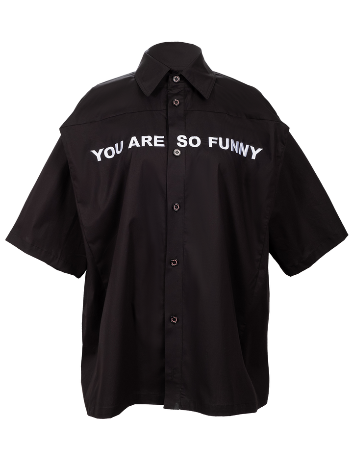 natasha zinko You Are So Funny Box Shirt