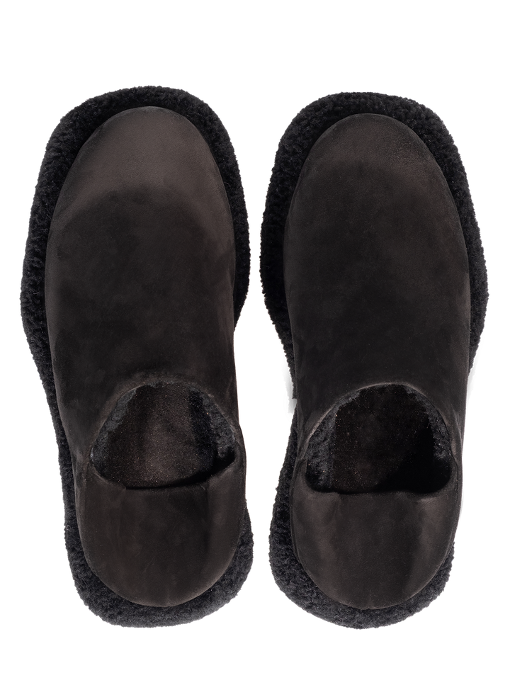 Natasha Zinko The Shearling Monster Convertible Slides