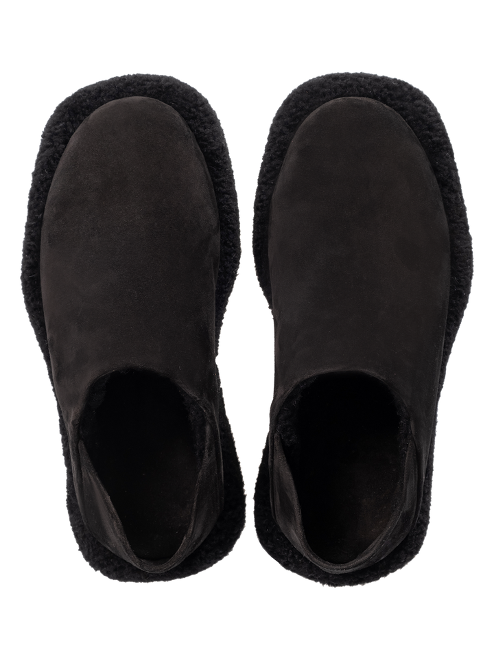 natasha zinko The Shearling Monster Convertible Slides