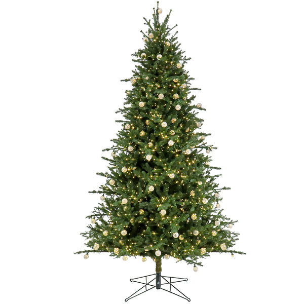 national tree company 10 ft. Pre-Lit Aspen Pine Hinged Tree with Warm White LED Light