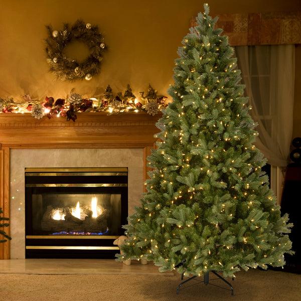 National Tree Company 10 Ft.Pre-Lit Downswept Douglas Fir Tree With Clear Lights