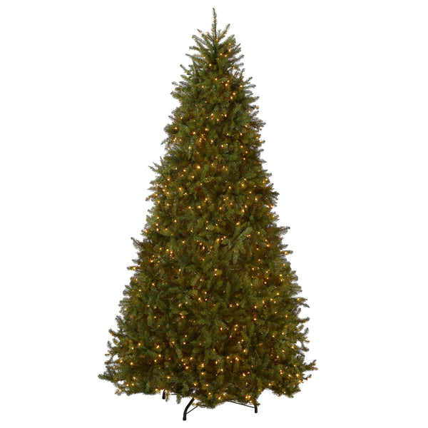 national tree company 10 ft. Pre-Lit Dunhill Fir Tree with Clear Lights