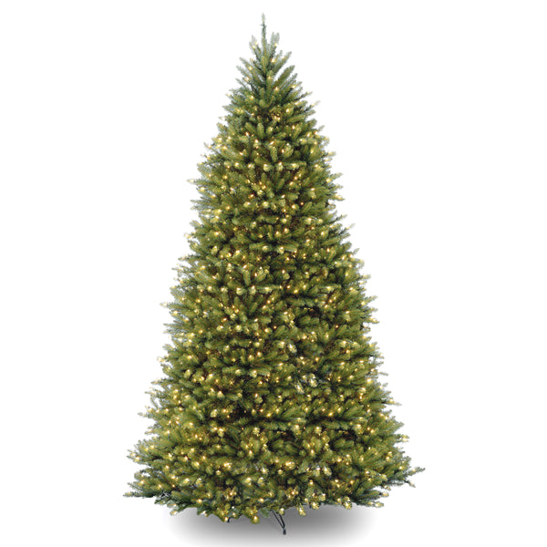 national tree company 10 ft.Pre-Lit Dunhill Fir Tree with PowerConnect Dual Color LED Lights
