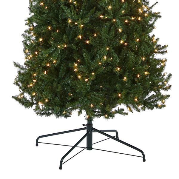 National Tree Company 10 Ft. Pre-Lit Kingswood Fir Pencil Slim Tree With Clear Lights