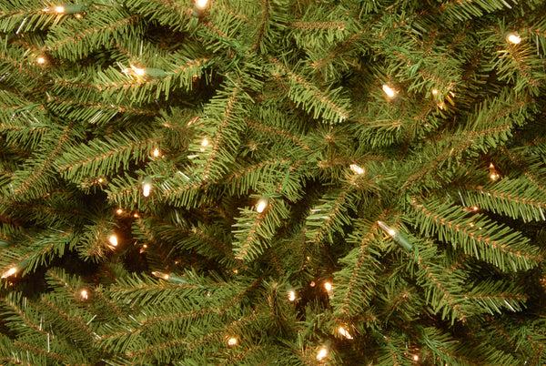 National Tree Company 12 Ft. Pre-Lit Dunhill Fir Tree With PowerConnect Dual Color LED Lights