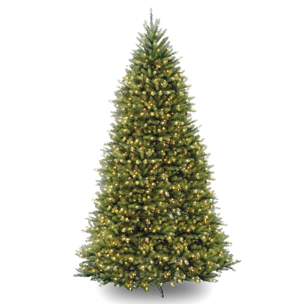 national tree company 12 ft. Pre-Lit Dunhill Fir Tree with PowerConnect Dual Color LED Lights