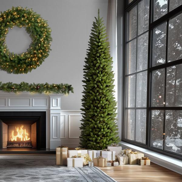 National Tree Company 14 Ft. Kingswood Fir Pencil Slim Tree