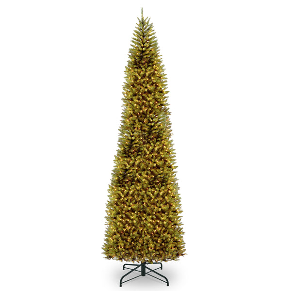 national tree company 14 ft. Pre-Lit Kingswood Fir Pencil Tree with Clear Lights