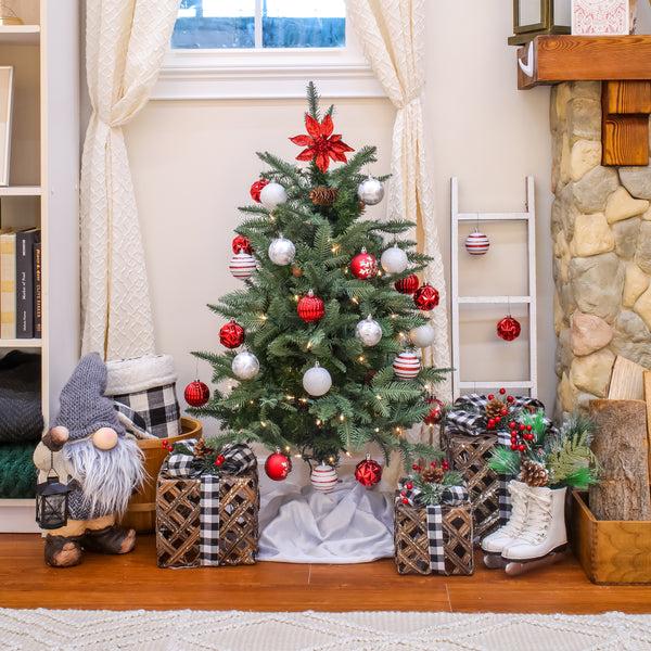 National Tree Company 3 Ft. Pre-Lit Pathway Tree With Clear Lights