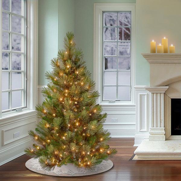 National Tree Company 4.5 Ft. Pre-Lit Charleston Pine Tree With Clear Lights