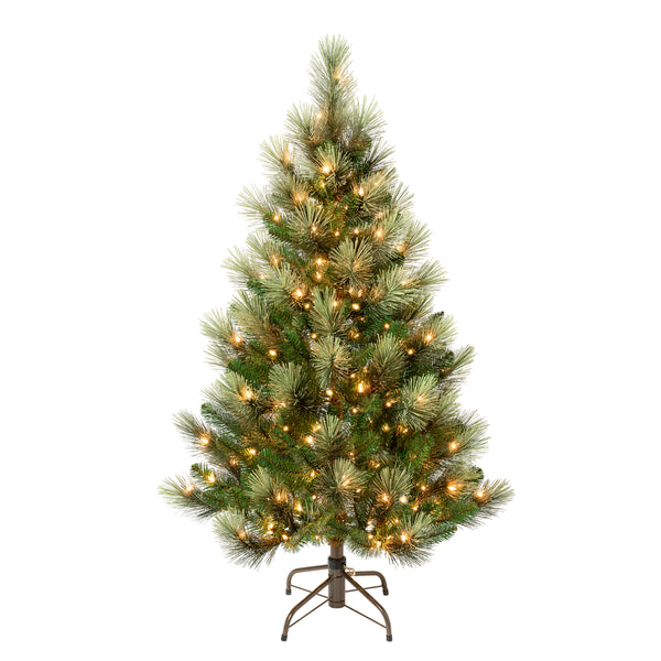 national tree company 4.5 ft. Pre-Lit Charleston Pine Tree with Clear Lights