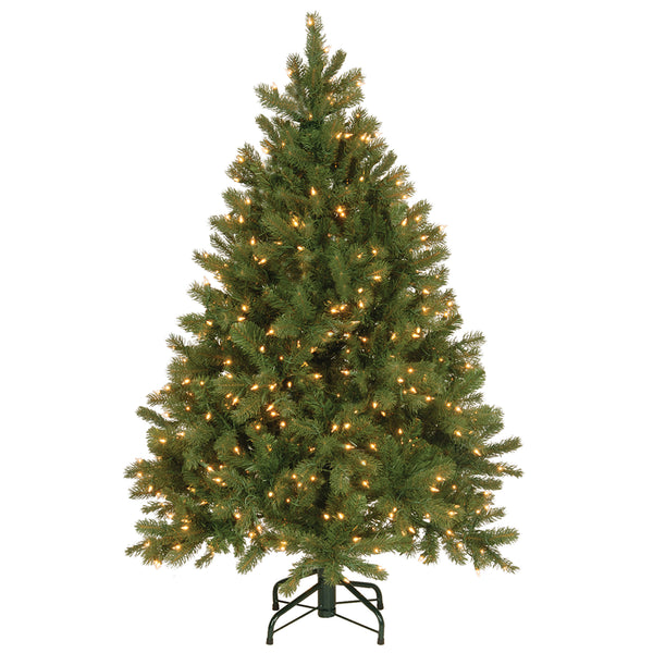 national tree company 4.5 ft. Pre-Lit Downswept Douglas Fir Tree with Clear Lights
