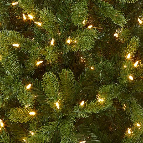 National Tree Company 4.5 Ft. Pre-Lit Downswept Douglas Fir Tree With Dual Color LED Lights