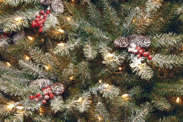 National Tree Company 4.5 Ft. Pre-Lit Dunhill Fir Frosted Tree With Clear Lights