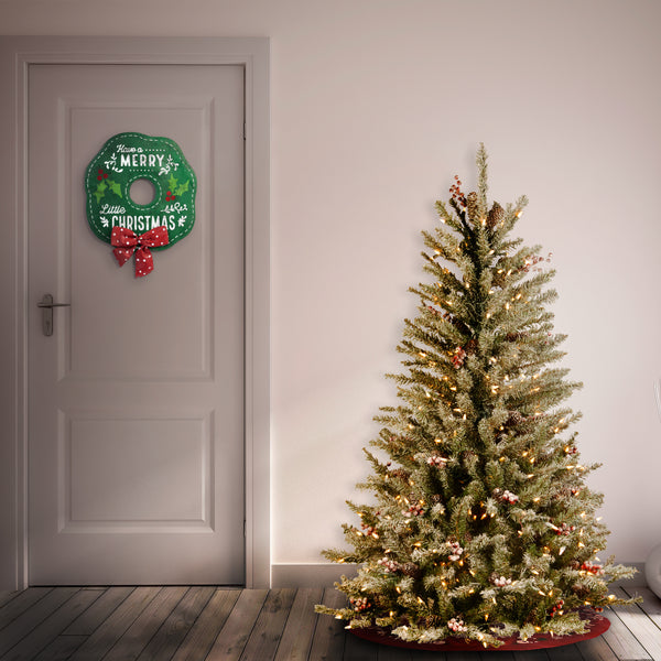 National Tree Company 4.5 Ft. Pre-Lit Dunhill Fir Slim Tree With Clear Lights