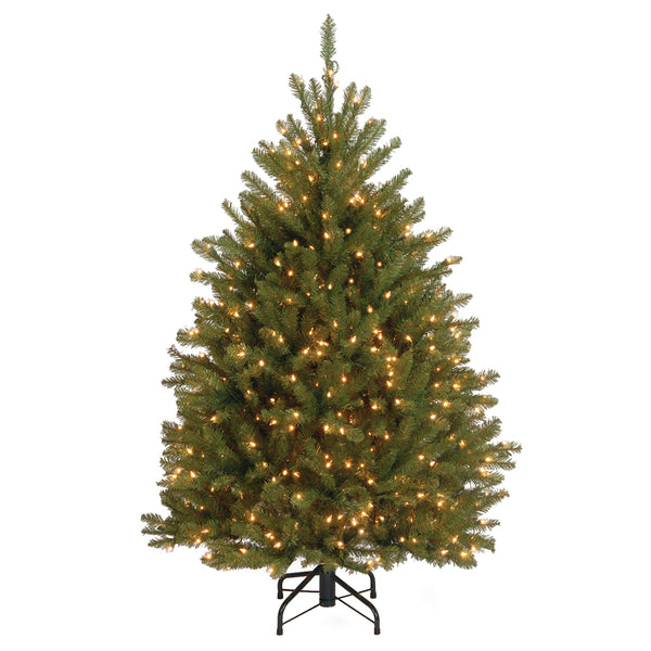 national tree company 4.5 ft. Pre-Lit Dunhill Fir Tree with Clear Lights