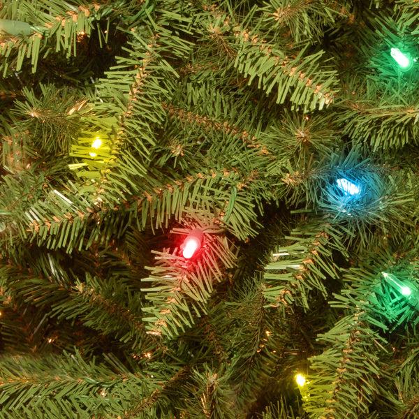 National Tree Company 4.5 Ft. Pre-Lit Dunhill Fir Tree With Multicolor Lights