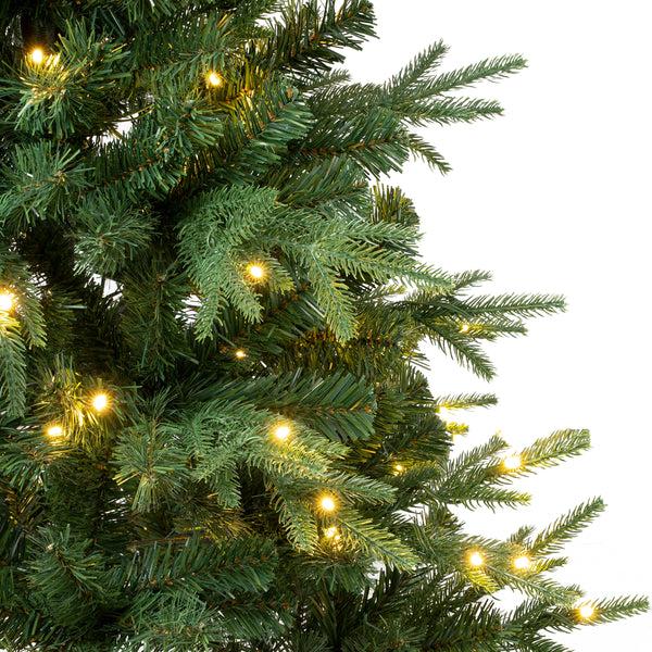 National Tree Company 4.5 Ft. Pre-Lit Duxbury Light Green Tree With Warm White LED Lights