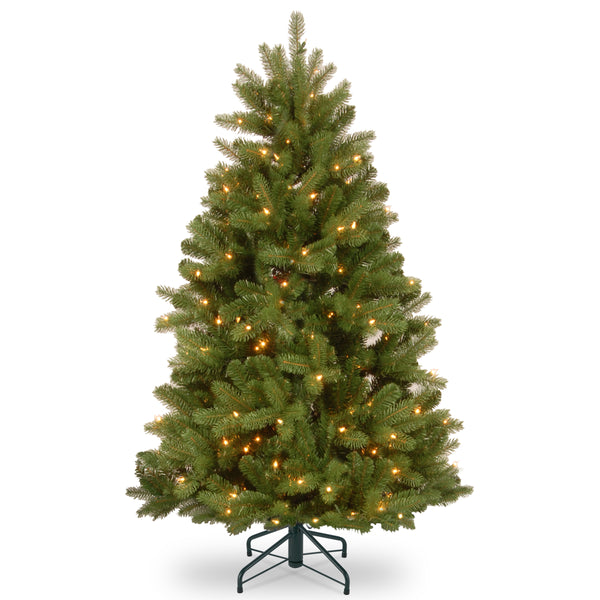 national tree company 4.5 ft. Pre-Lit Newberry Spruce Tree with Dual Color LED Lights