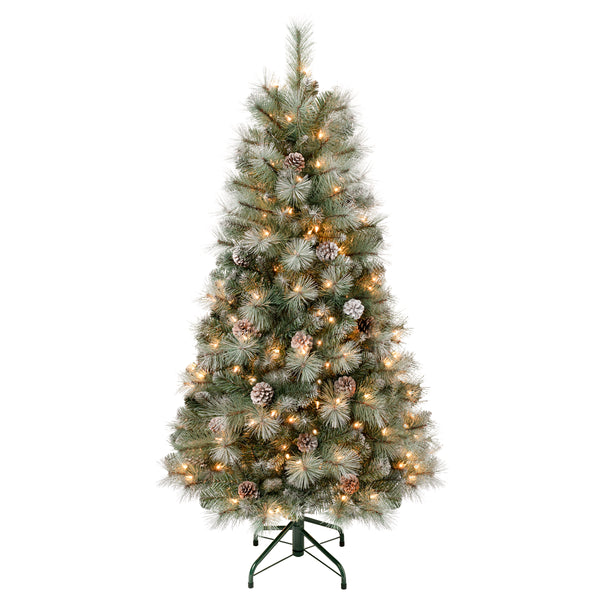national tree company 4.5 ft. Pre-Lit Perry Mixed Pine Tree with Clear Lights