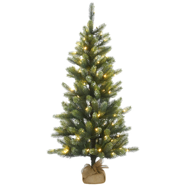 national tree company 4.5 ft. Pre-Lit Trinity Spruce Tree with LED Lights