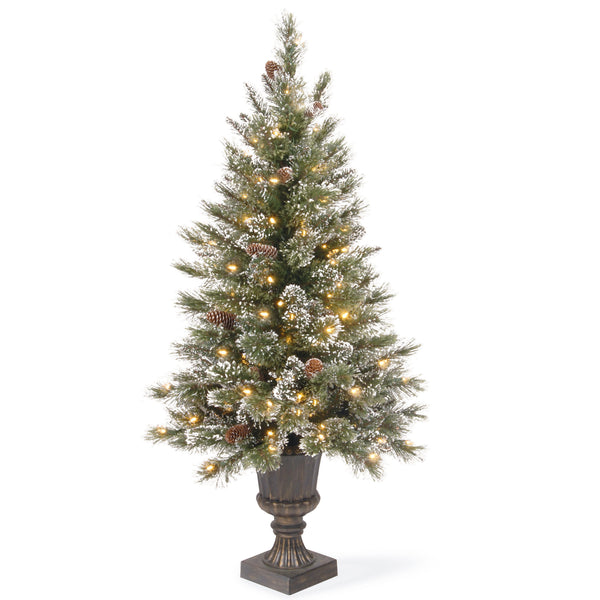 national tree company 4 ft. Pre-Lit Aberdeen Blue Spruce Tree with Twinkly LED Lights
