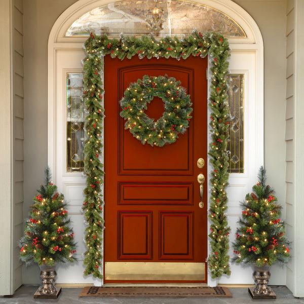 National Tree Company 4 Ft. Pre-Lit Crestwood Spruce Tree With Clear Lights