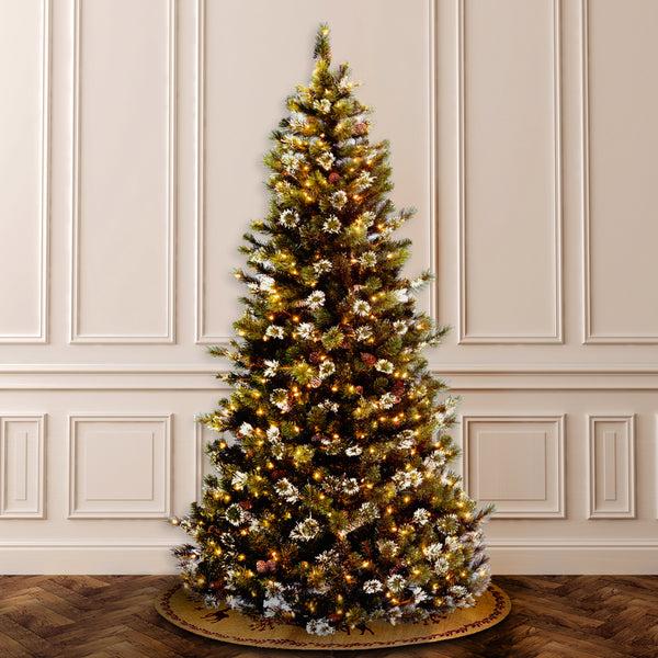 National Tree Company 4 Ft. Pre-Lit Downswept Douglas Fir Slim Tree