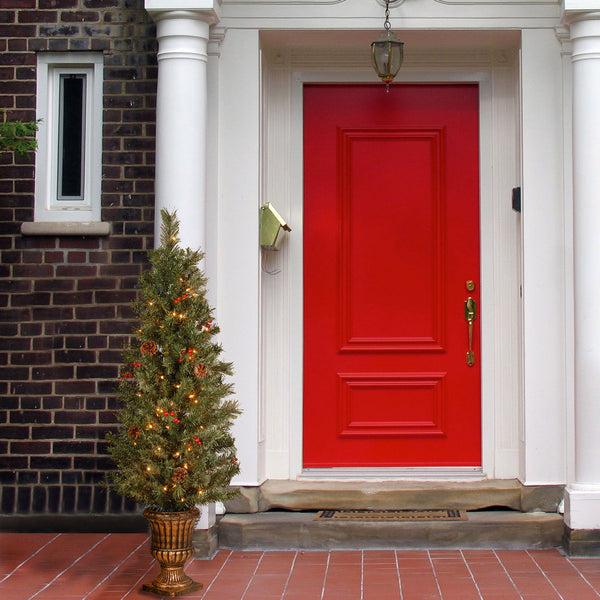 National Tree Company 4 Ft. Pre-Lit Montclair Spruce Tree With Clear Lights