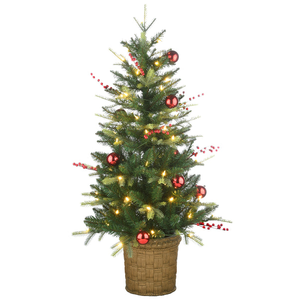national tree company 4 ft. Pre-Lit Scotch Creek Fir Tree with LED Lights