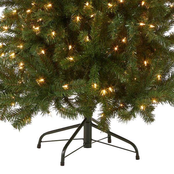 National Tree Company 5 Ft. Pre-Lit North Valley Spruce Tree With Clear Lights