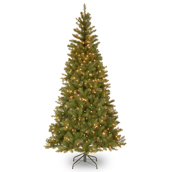 national tree company 6.5 ft. Pre-Lit Aspen Spruce Slim Tree with Clear Lights