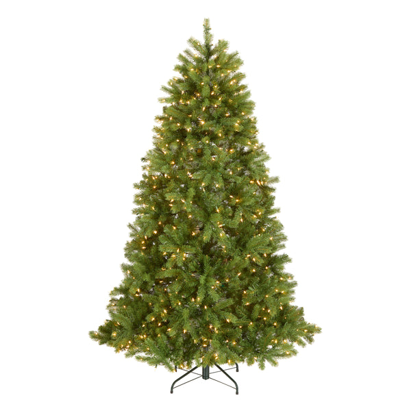 national tree company 6.5 ft. Pre-Lit Downswept Douglas Fir Tree with Clear Lights