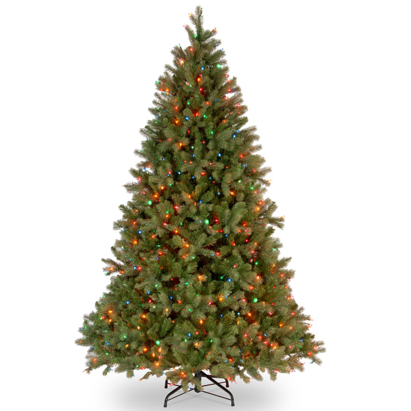 national tree company 6.5 ft. Pre-Lit Downswept Douglas Fir Tree with Multicolor Lights