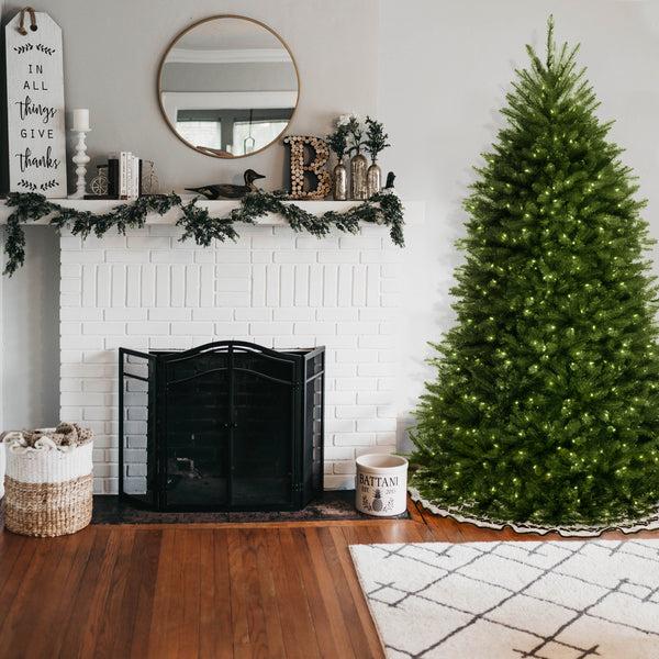 National Tree Company 6.5 Ft. Pre-Lit Dunhill Fir Blue Tree With Clear Lights