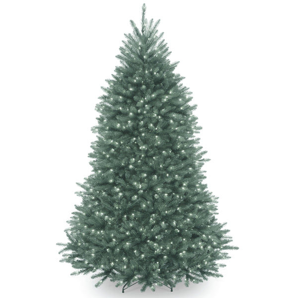 national tree company 6.5 ft. Pre-Lit Dunhill Fir Blue Tree with Clear Lights