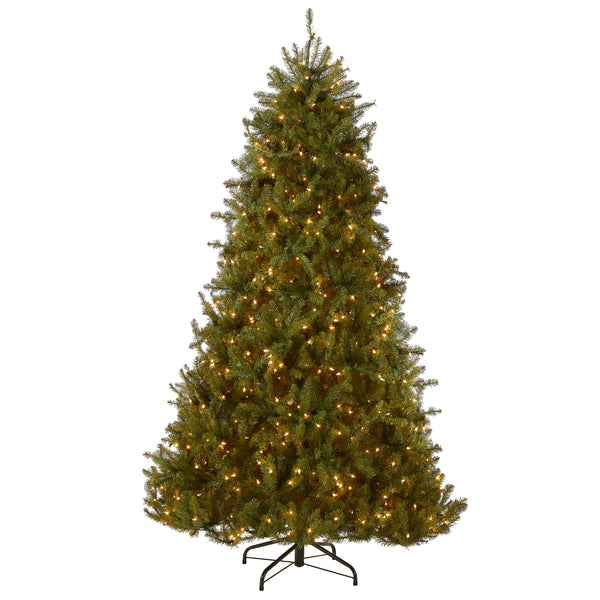 national tree company 6.5 ft. Pre-Lit Dunhill Fir Tree with Clear Lights