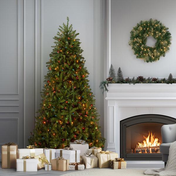 National Tree Company 6.5 Ft. Pre-Lit Dunhill Fir Tree With Multicolor Lights