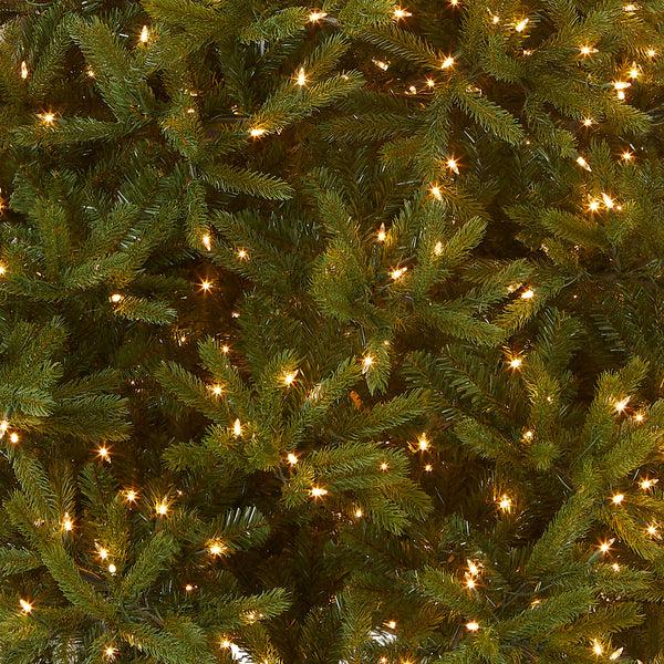 National Tree Company 6.5 Ft. Pre-Lit Jersey Fraser Fir Medium Tree With Clear Lights