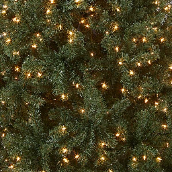 National Tree Company 6.5 Ft. Pre-Lit North Valley Spruce Blue Tree With Clear Lights